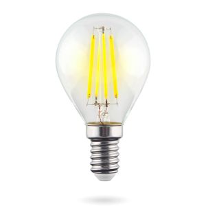 Лампа светодиодная филаментная Voltega E14 6W 4000К прозрачная VG10-G1E14cold6W-F 7022