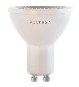 Лампа светодиодная Voltega GU10 7W 2800К прозрачная 7060